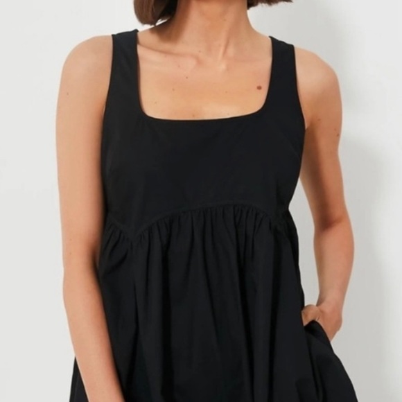 Pomander Place 100% Cotton Tank Mini Dress-Women’s M-Black-NEW-Summer-Casual-NWT - Picture 3 of 12
